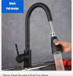 Black Full Oit Sink Mixer