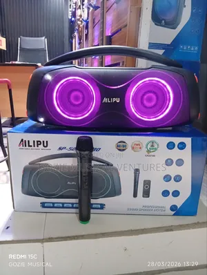 Alilpu Speaker With One Wireless Microphone Sp 52010 Pro