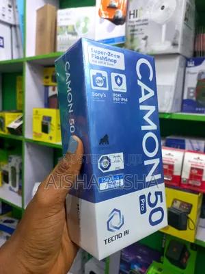 New Tecno Camon 50 Pro 256 GB Black