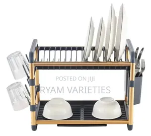 2tier Aluminum Rust Free Quality Dish Rack