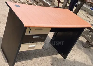 Unique Office Table With 3 Drawers and Central Lock