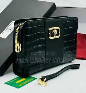 Stefano Ricci/Prada/Hermes Genuine Leather Luxury Men's Designer Purse