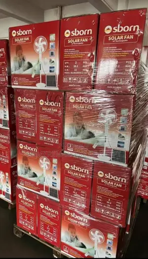 Osborn Solar Stand Fan