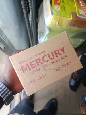 12v 12ah Mercury Agm/Gel Dry Cell Lead-Acid (Vrla) Battery