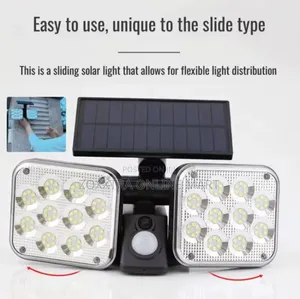 Rotatable Outdoor Solar Sensor Light