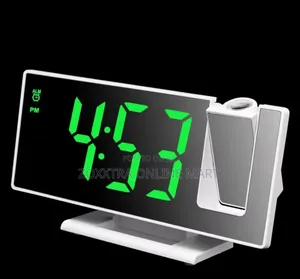180° Led Projection Alarm Clock