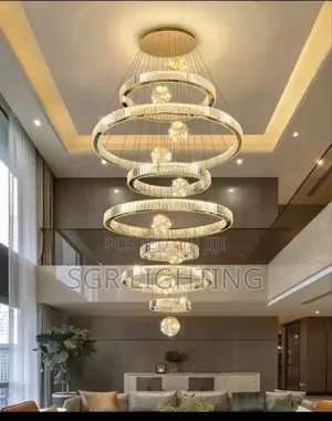 7 Ring Luxury Crystal Chandelier