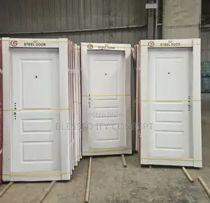 3ft by 7ft Quality Steel Door White Color