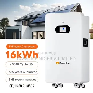 Next-gen 16kwh 314ah 51.2v Wall-mounted Solar Battery