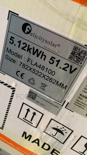 Felicity Lithium Battery 5kwh 48v With Digital Display Wall Mount