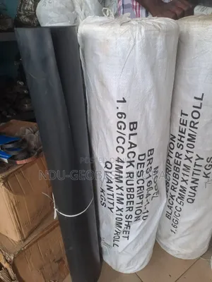 Industrial Black Rubber Gasket Sheet (4m/1m/10mm)
