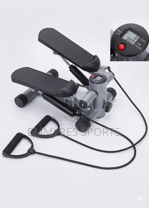 Mini Stepper With Resistance Rope – Home Cardio Exercise Machine