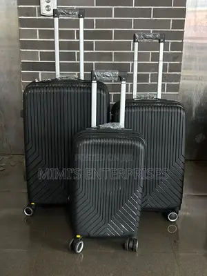 Set of 3 Rubber Luggage