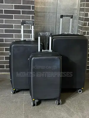 Luxury Rubber Luggage Set of 3