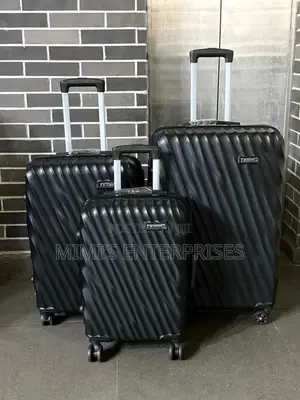 Premium Rubber Luggage Set of 3