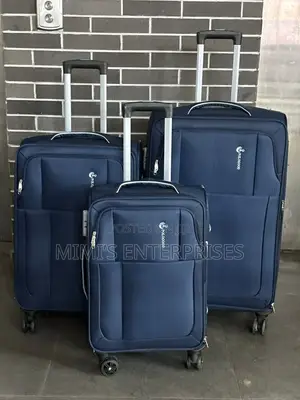 Shine on With Our Fabric Luggage Set