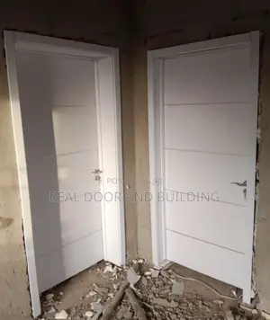 White HDF Wooden Door (63gad)