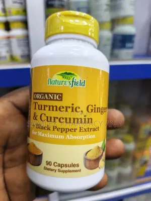 Nature’Sfield Organic Turmeric, Ginger Curcumin+Black Pepper Extract