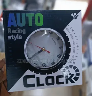 Auto Racing Alarm Clock