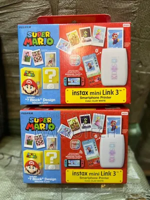 Fujifilm Instax Mini Link 3 Printer Super Mario Combo Kit