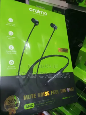Oraimo Necklace 5 (Oeb-611) Anc Wireless Neckband - 40hr Battery