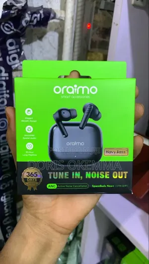 Oraimo Spacebuds Neo+ Anc Earbuds - Spatial Audio Metallic Design