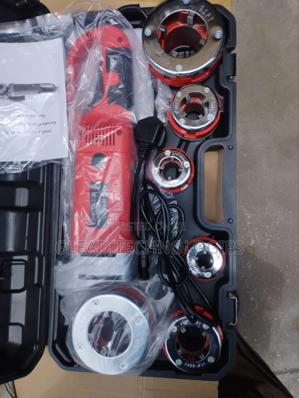 Electric Pipe Threading Machine Kit