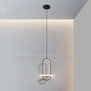 Sleek Modern Black Pendant Light