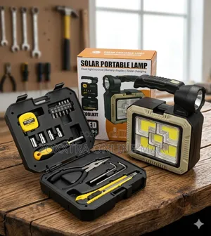 2in1 Solar Portable Lamp With Tools