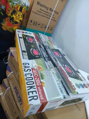 Brand New Qasa 2 Burner Table Top Gas Cooker With Auto Ignition