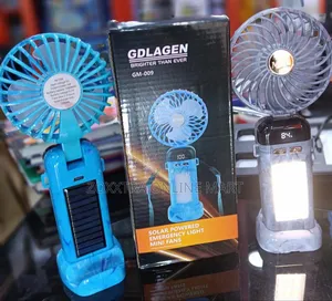 3in1 Solar Handheld Fan