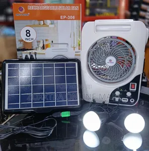 Easy Power 8in Solar Fan