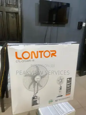 Rechargeable 18” Cooling Fan Lontor Mist Feature