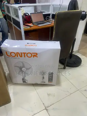 Lontor 18” Rechargeable Fan With Water Feature