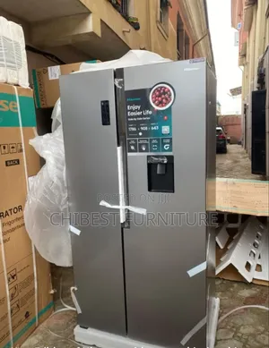 High Quality Hisense Side-by-Side Refrigerator.