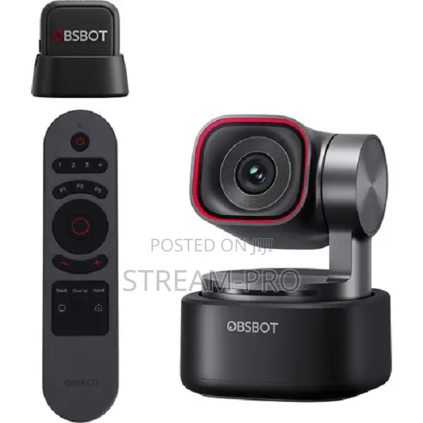 Obsbot Tiny 3 Webcam With Smart Remote Microphone Combo