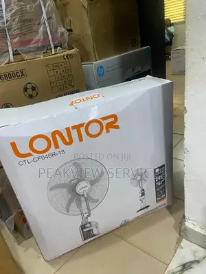 Lontor 18” Portable Fan With Spray Cooling