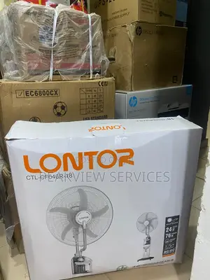 Lontor 18 Inch Fan With Built in Spray Function