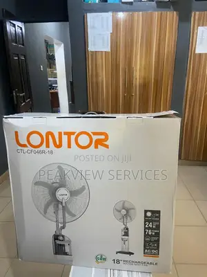 18” Fan With Water Mist Cooling Lontor Version