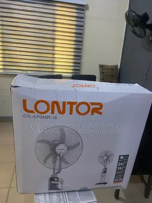 Lontor 18” Cooling Fan With Mist Dispersion