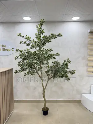 Artificial White Edge Banyan Tree – Faux Indoor Plant for Home Décor