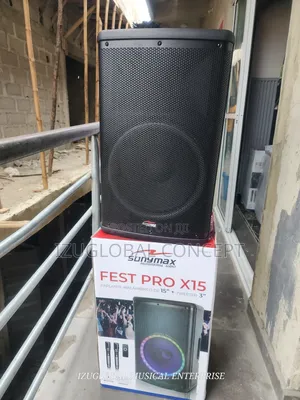 Biggest 15"Inches Rechargeable Battery Public Address Speaker