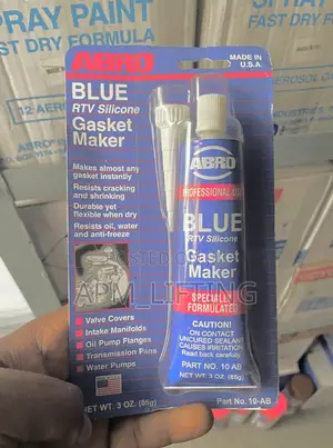 Abro Blue RTV Silicone Gasket Maker.