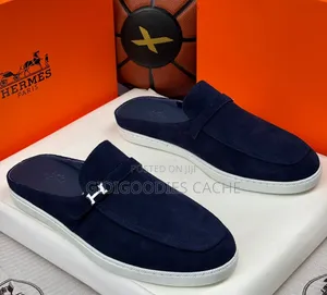 Hermes Suede Half Shoes