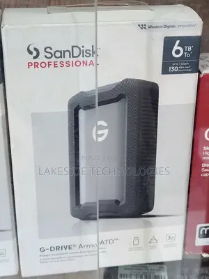 Sandisk Professional 6tb G-Drive Armoratd-Rugged External Hard Drive