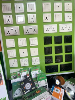 Luxury Electrical Switches Sockets (Silver, Gold Black)