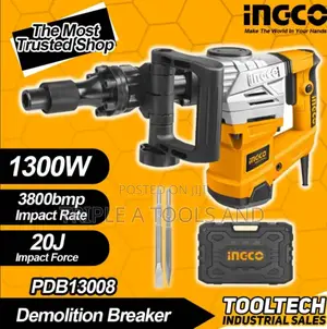 Ingco Demolition Breaker Hex 17mm Chuck 20j 1300w Pdb13008