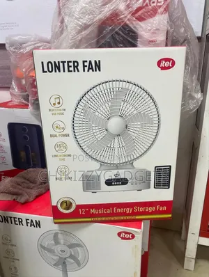 New Itel Solar Fan F12 [With Bluetooth Fm Radio Usb Music]