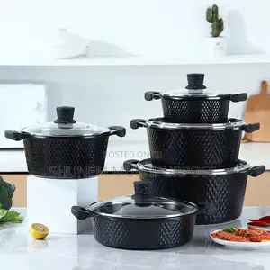Granite Set Maifan Stone Non Stick Pot and Pan Set