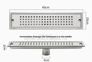 40cm Steel Floor Drain